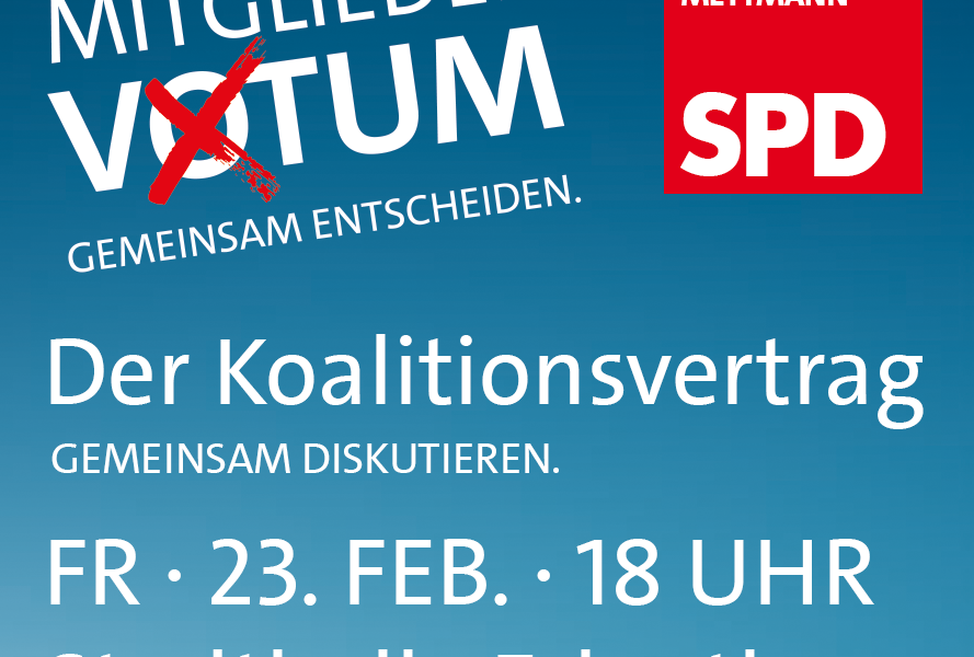 Diskussion zum Koalitionsvertrag › SPD Kreis Mettmann